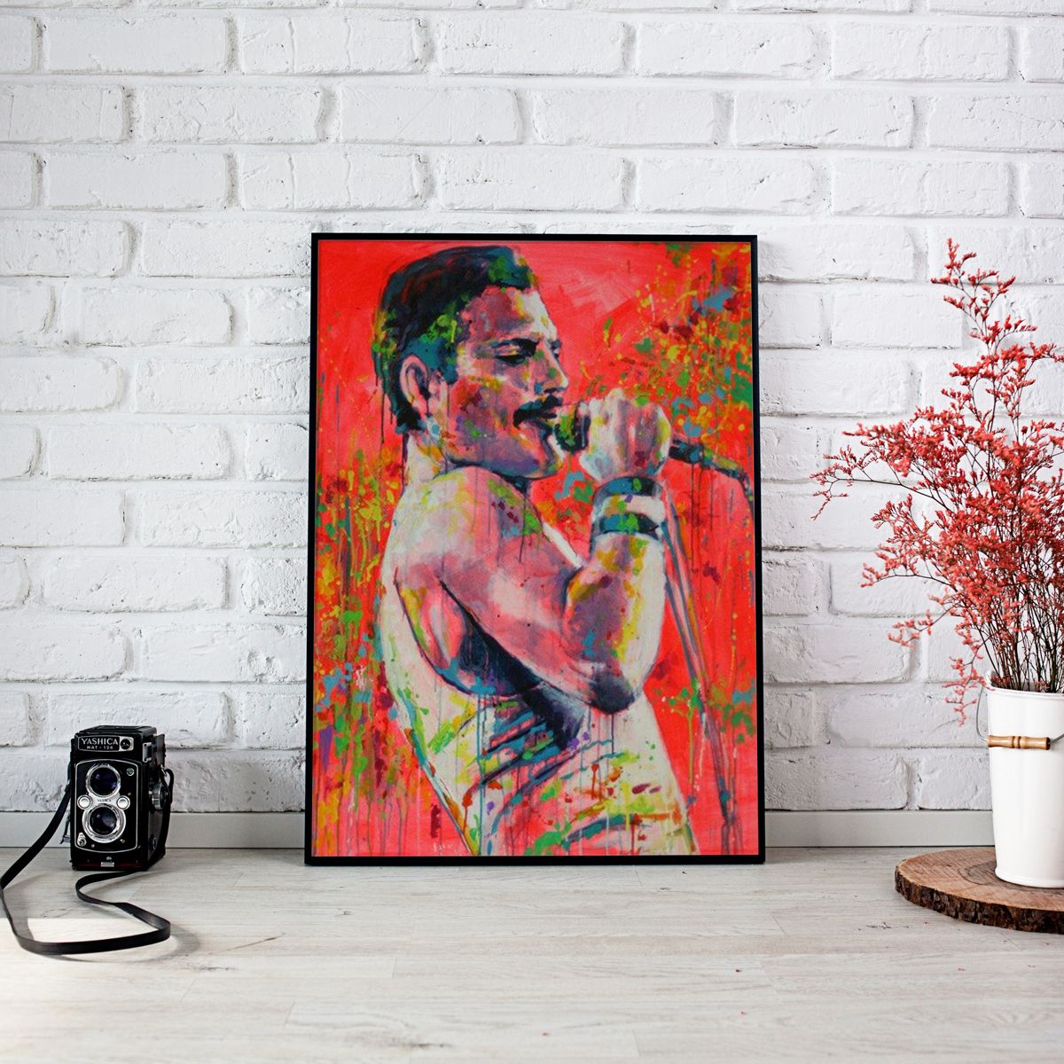 Freddie Mercury Számozott kifestő 👩‍🎨🎨 - Lindalime Home