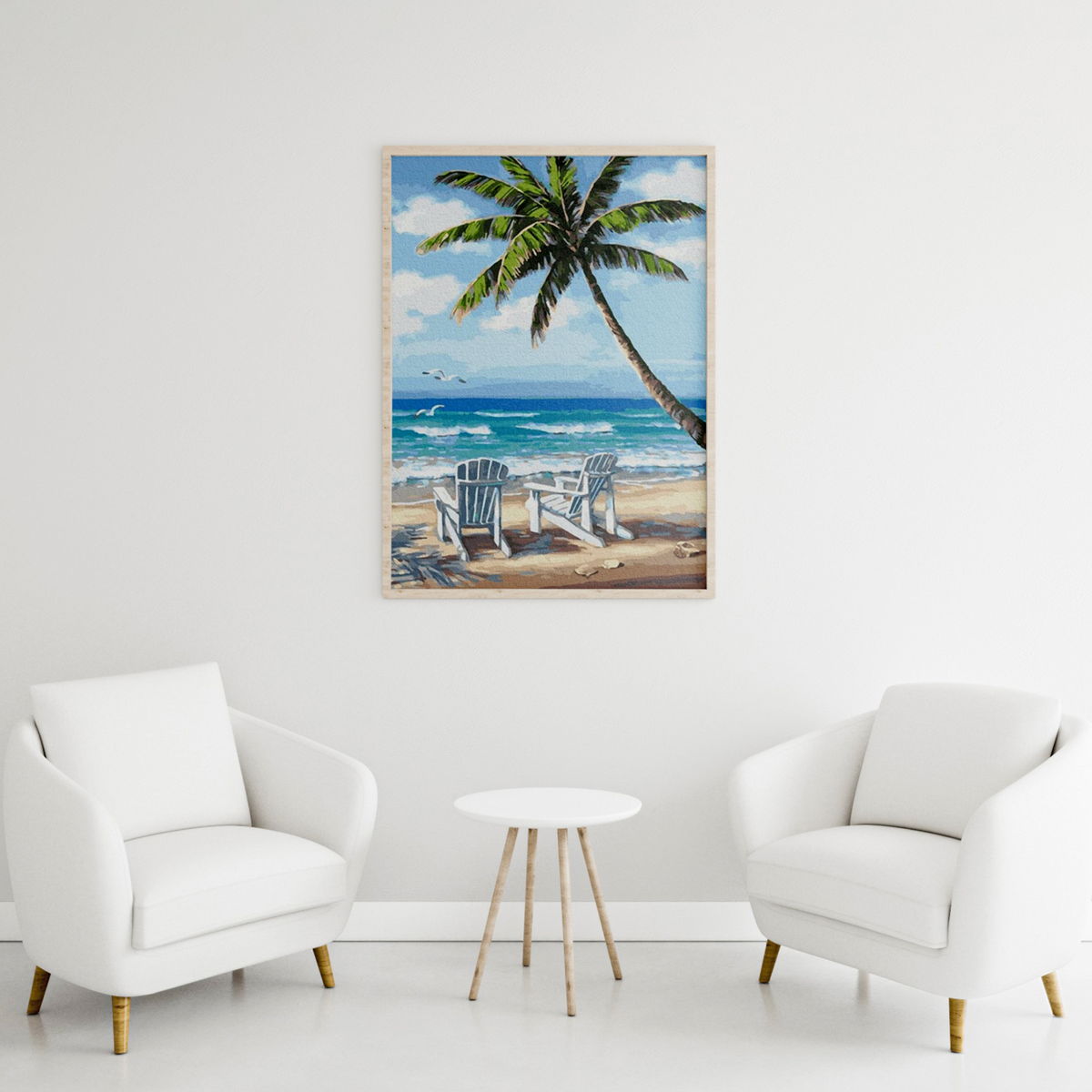 Paradise Beach számozott kifestő 🖼👩‍🎨 - Lindalime Home