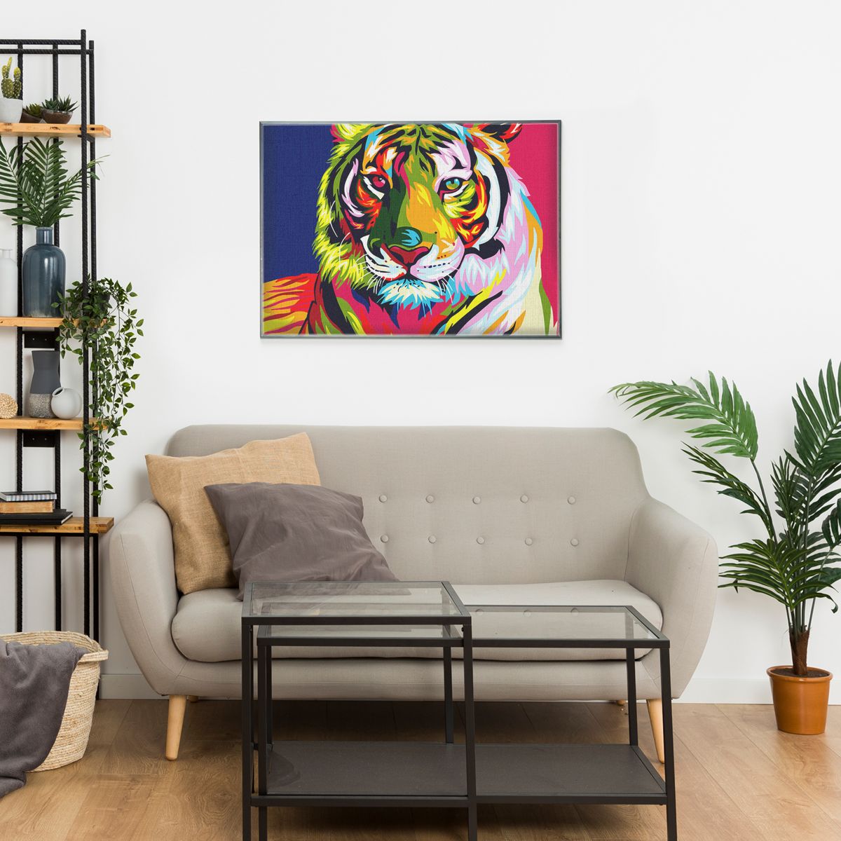 Tigris számozott kifestő 👩‍🎨 - Lindalime Home