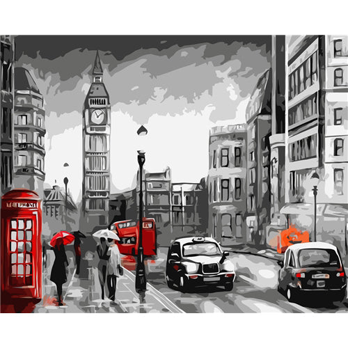 Londoni utca számozott kifestő 👩‍🎨 - Lindalime Home