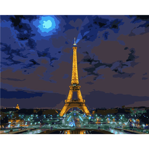 Párizs fényei számozott kifestő 👩‍🎨 - Lindalime Home