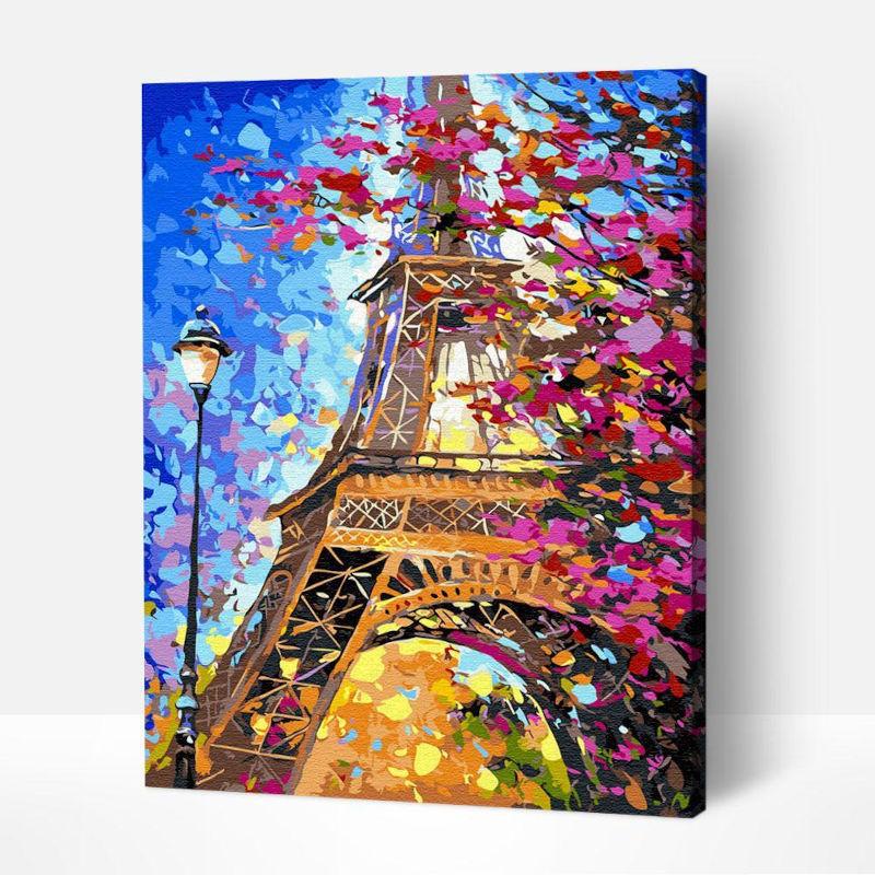 Eiffel torony - Paris számozott kifestő 🖼👩‍🎨 - Lindalime Home