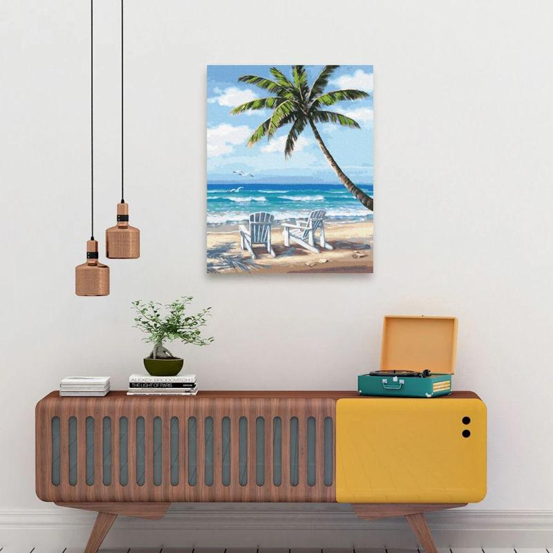 Paradise Beach számozott kifestő 🖼👩‍🎨 - Lindalime Home